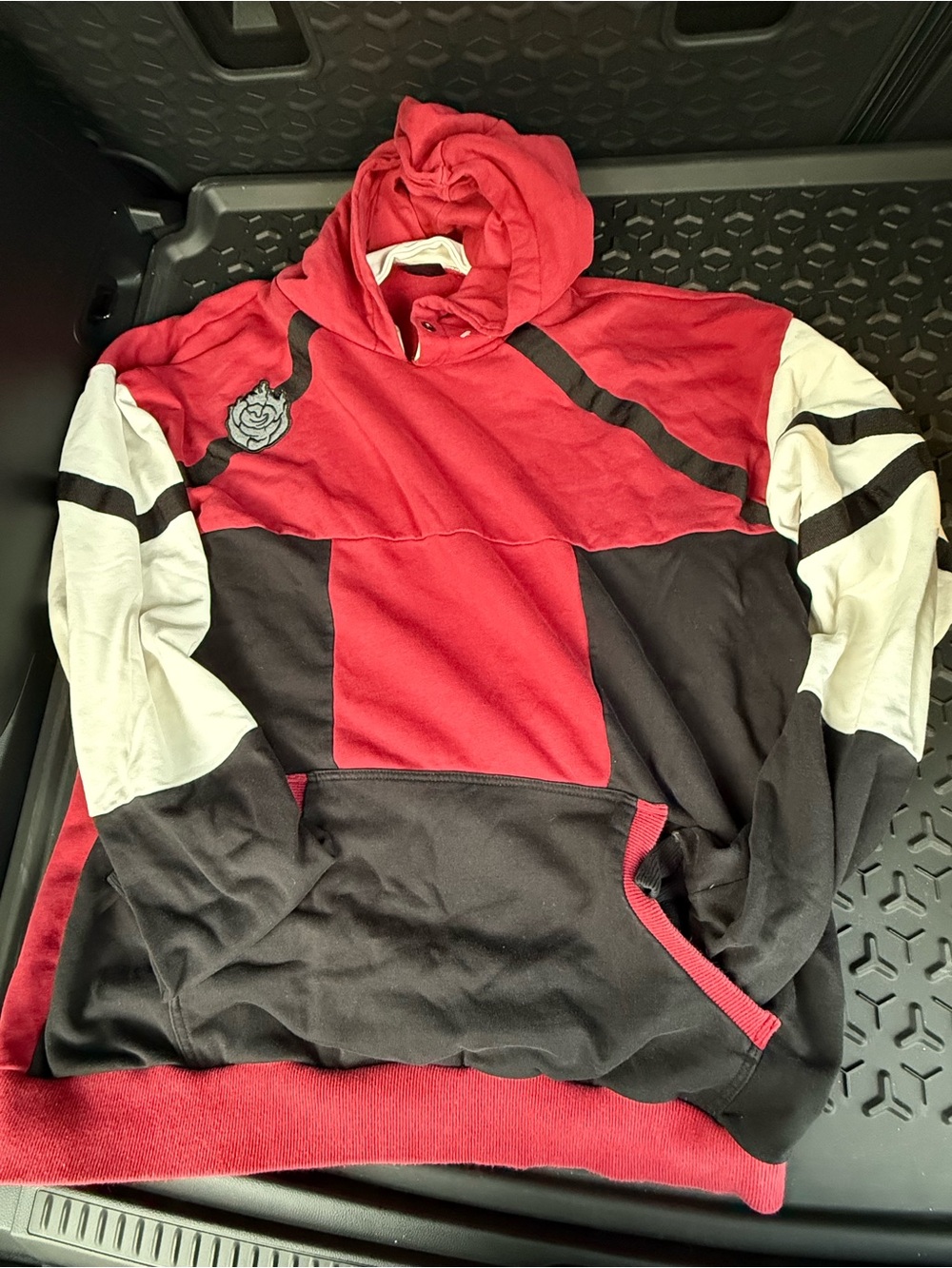 Rooster Teeth 2xl ruby rose cosplay hoodie sweatshirt front pocket